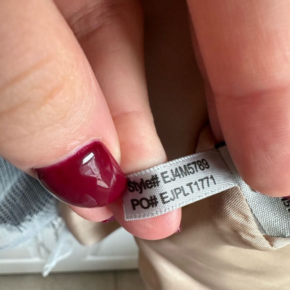 Eliza J Navy Blue Lace Halter Dress nude gold neck detail size 8 - Picture 8 of 8